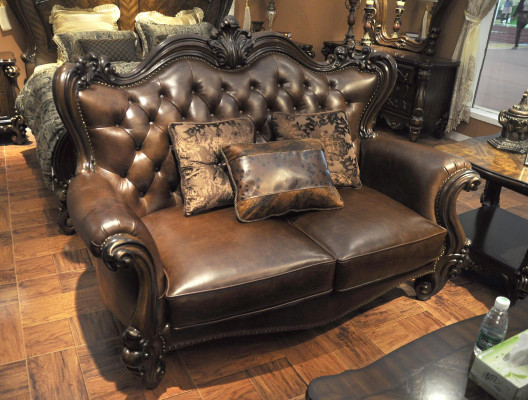 Sofagarnitur 321 Sëtzer Sofa Couch Lieder Garnitur Polsterset Holz Barock