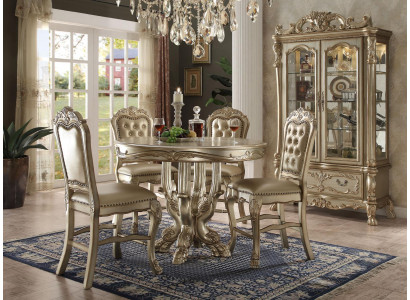 Designer ronnen Iessdësch ronn Edelen Dësch ronn Dëscher Klassesch Miwwelen