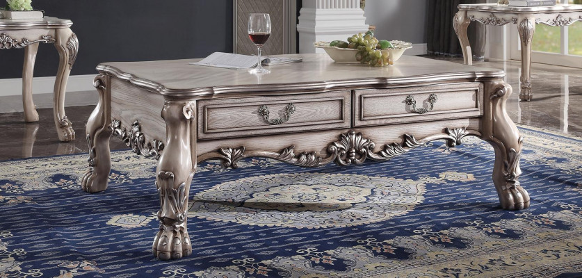 Canapé Dësch Niewendësch Holz Canapé Wunnzëmmer Dësch Barock Designer Klassesch