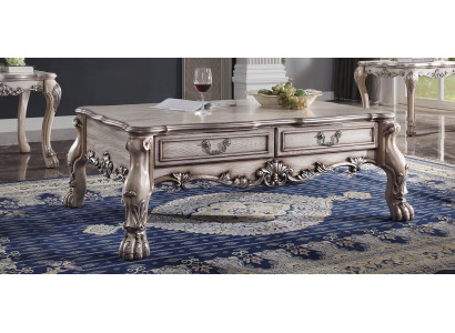 Canapé Dësch Niewendësch Holz Canapé Wunnzëmmer Dësch Barock Designer Klassesch