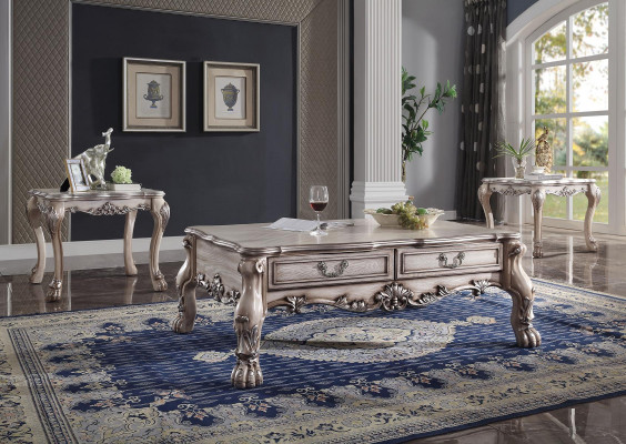 Canapé Dësch Niewendësch Holz Canapé Wunnzëmmer Dësch Barock Designer Klassesch