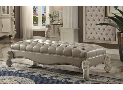 Hocker Bäiztell Chaise-longue Fouss-Hocker Chesterfield Lieder Ottoman Barock Rokoko