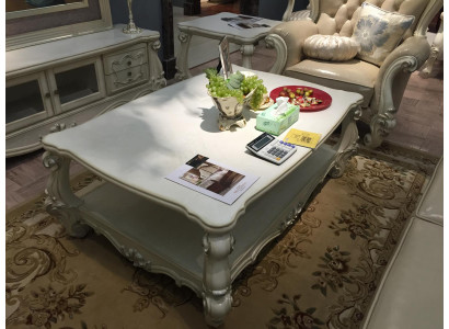 Canapé Dësch Dësch Niewendësch Sallondësch Sofa Holz Dëscher Niewendëscher