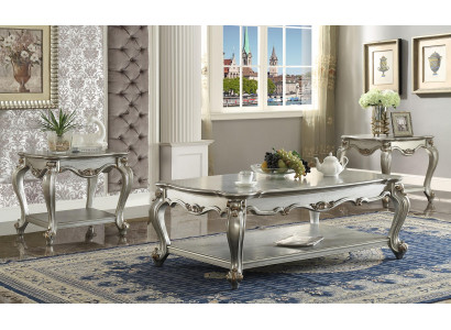 Klasseschen Dësch Couchtisch Sofa Niewendësch Design Wunnzëmmer Barock