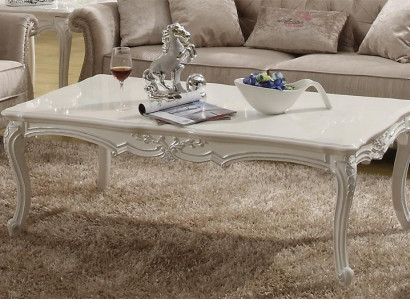 Couchtisch Kaffisdësch Säitentësch Design Dësch Holz Wunnzëmmer Dëscher