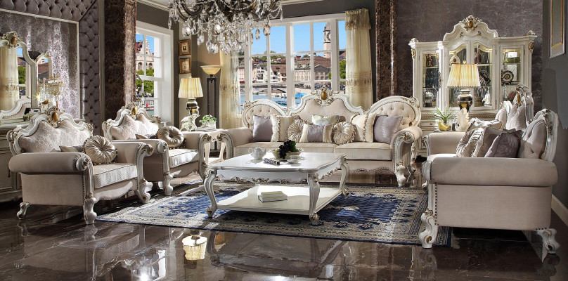 Luxus Canapé-Garnitur 3+2+1+1 Sëtzer Set Design Canapé Polster Canapéen Canapé