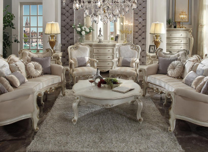 Sofagarnitur 4-Deeler. Sofa-Set Design Couchen Polster Couch Barock Rokoko