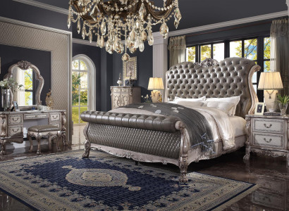 Schlofkummer 6 Deeler Design. Schlofkummer Komplett Set Bett Nuetsdësch Kommoud Nei