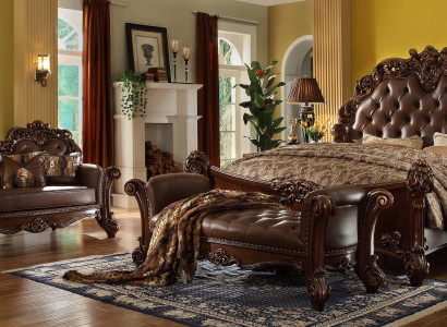 Schlofzëmmer Liederbett Nuetsdëscher 5-Deeler Komplett Set Better Holz