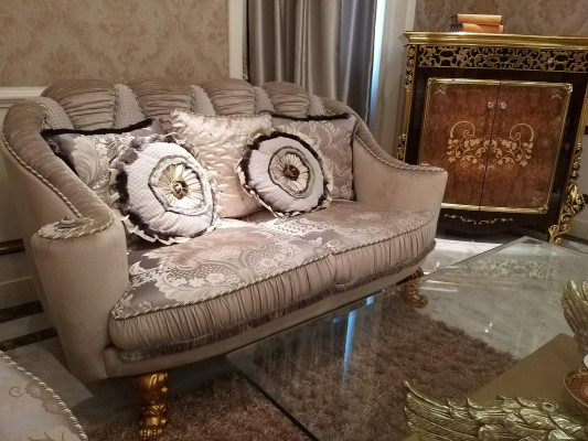 Klassesch Sofagarnitur 3+2+1 Barock Rokoko Antik Stil Sofa Canapé