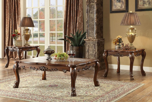 Klassesche Dësch Couchdësch Barock Niewendësch Sofa Design Wunnzëmmer