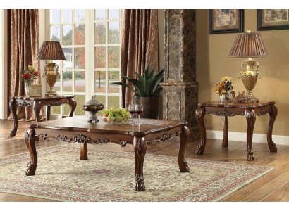 Klassesche Dësch Couchdësch Barock Niewendësch Sofa Design Wunnzëmmer