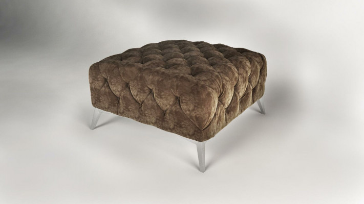 Foussocker Ottomane Puff Chesterfield Hocker Polster Ottoman Design Samt
