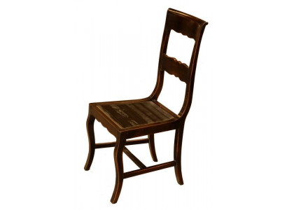 Designer Holz Still an Iesszëmmer Luxus Miwwelen Braun Faarf Nei