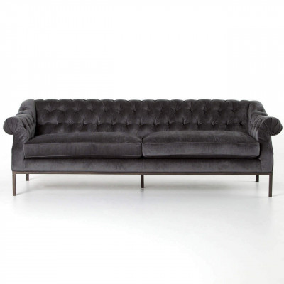 Chesterfield Sofa Canapé Polstersëtzung Stoff Deko Lieder Canapéë Polstersetzer Garnitur