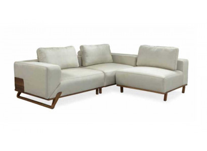 Design Wunnzëmmer Sofa Miwwel Ecksofa Textilpolster Couch L Form Sofae