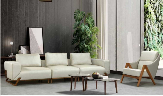 Sofa Garnitur 3+1 Setzer 3 Sessel Garnituren Stoff Wunnzëmmer Set 3stéckeg