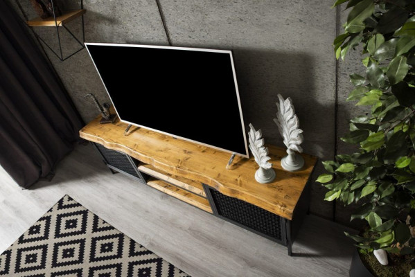 Pionéierzäit Miwwel Schaf Sideboard Holz RTV Lowboard Regal 3tlg. Set