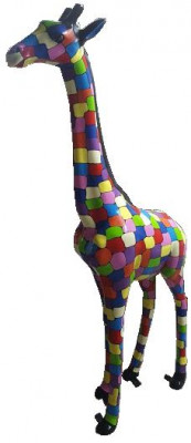 Designer Figuren Modern Dekoratiounen Gaart Giraffestatuetskulptur Skulpturen