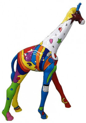 Designer Figuren Modern Dekoratiounen Gaart Giraff Statu Skulptur Skulpturen