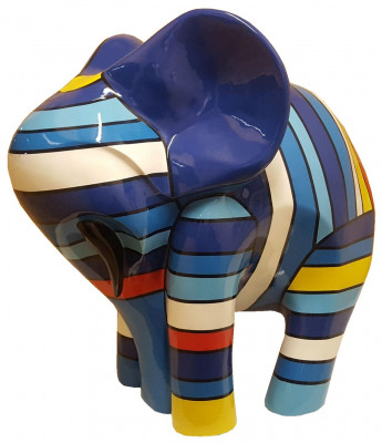Skulpturen Designer Figur Statue Modern Figuren Dekoratioun Elefant Dekor Gaart