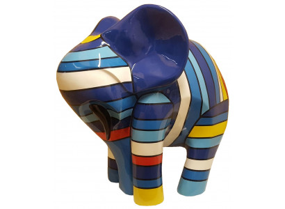 Skulpturen Designer Figur Statue Modern Figuren Dekoratioun Elefant Dekor Gaart