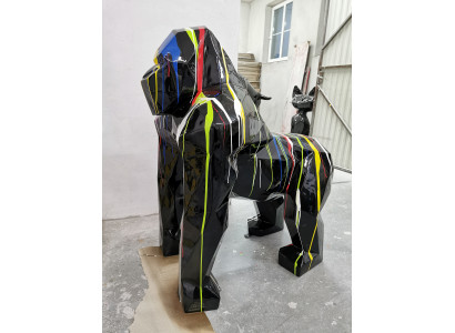 Figuren Statuen Dekoratioun Deko Gorilla Gaart Neit Designéiert Figur Modern Statue