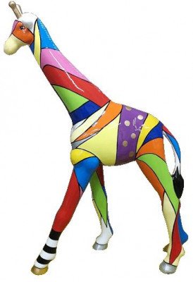 Abstrakt Design Statu Abstrakt Skulptur Figuren Handgemaalt Dekoratioun Statuen