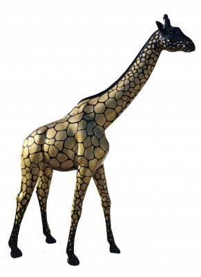 Designerfiguren Modern Dekoratiounen Gaart Giraffestatue Skulptur Skulpturen