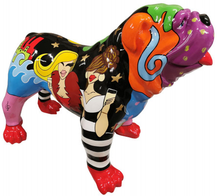 Abstrakt Figur Statue Figuren Dekoratioun Hond Gaart Skulptur Skulpturen 75x100