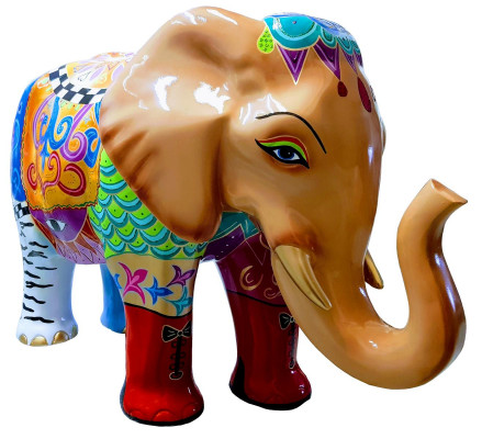 Wunn-Deko Skulpturen Abstrakt Elefant Design Statuen Figuren Figur Dekoratioun