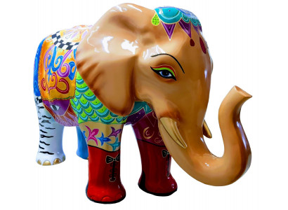 Wunn-Deko Skulpturen Abstrakt Elefant Design Statuen Figuren Figur Dekoratioun