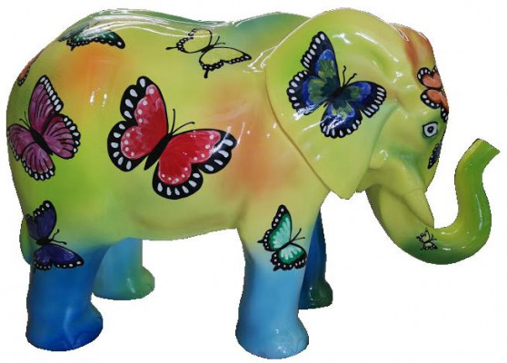 Designer Figur Statue Modern Figuren Dekoratioun Elefant Dekor Gaart Skulpturen