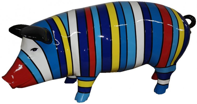 Hausdekor Skulpturen Abstrakt Schwäin Design Statuen Figuren Figur Dekoratioun