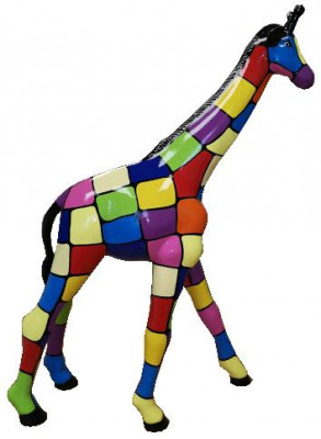 Designer Figuren Modern Dekoratiounen Gaart Giraff Statu Skulptur Skulpturen