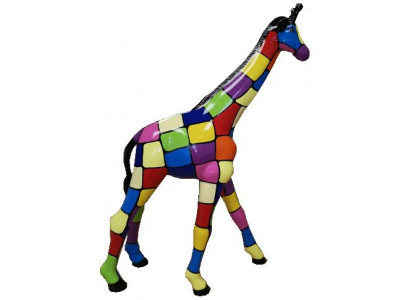 Designer Figuren Modern Dekoratiounen Gaart Giraff Statu Skulptur Skulpturen