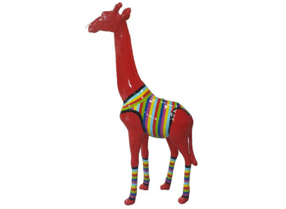 Designer Figuren Modern Dekoratiounen Gaart Giraffestatue Skulptur Skulpturen