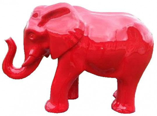 Designer Figur Statue Modern Figuren Dekoratioun Elefant Deko Gaart Skulpturen