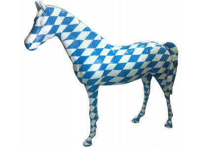 Päerd Bayern Wopen Dekoratioun Figuren Abstrakt Statuen Skulptur Päerd 190x225