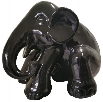 Elefant Figur Statue Modern Figuren Dekoratioun Deko Gaart Designer Skulpturen