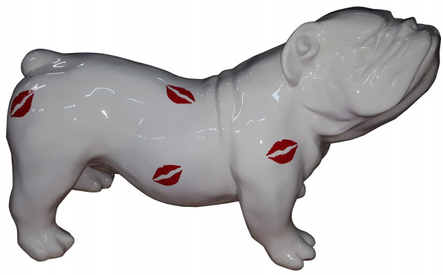 Faarweg Abstrakt Figur Figuren Hond Gaart Skulptur Skulpturen Statu Dekoratioun