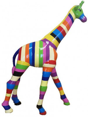 Statu Faarweg Skulptur Abstrakt Designer Figuren Statuen Handgemoolt Dekoratioun
