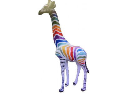 Designer Figuren Modern Dekoratioune Gaart Giraffestatu Skulptur Skulpturen