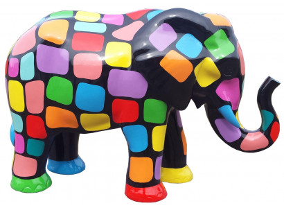 Designer Figur Statue Modern Figuren Dekoratioun Elefant Deko Gaart Skulpturen