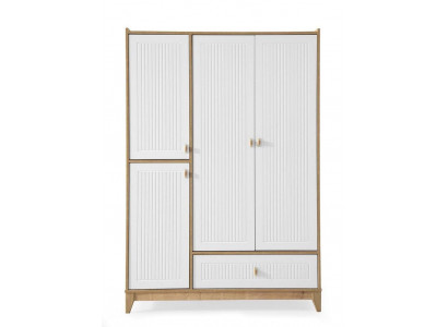 Stilvoll Kleederschaf Wäisse Holz Schaf Design Kannerzëmmer Miwwelen  Entféierung