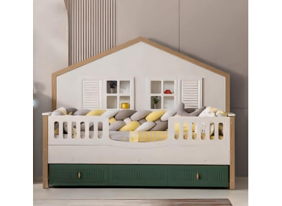 Bettkader Kannerbett 200 cm Bett Kannerzëmmer Bettgestellen Helzt Holz
