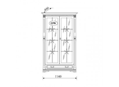 Klassesch Vitriinne Vitrinebauerschaf Vitriinnen Glasschaf Schaf Kolonial OW2A