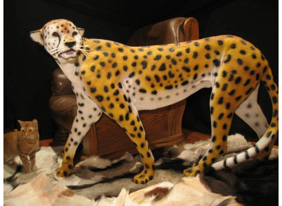 Wunneng Deko Skulpturen Abstrakt Leopard Design Statuen Figuren Figur Dekoratioun