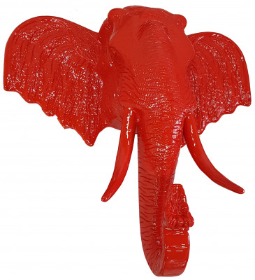 Büsten Wand Abstrakt Design Kapp Konscht Elefant Skulptur Dekoratioun Skulptur Deko