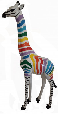 Design Figur Statue Modern Figuren Statuen Dekoratioun Deko Giraff Gaart Nei